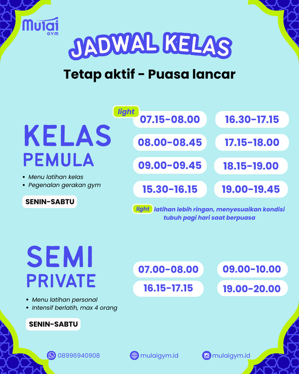 Jadwal Kelas Ramadan