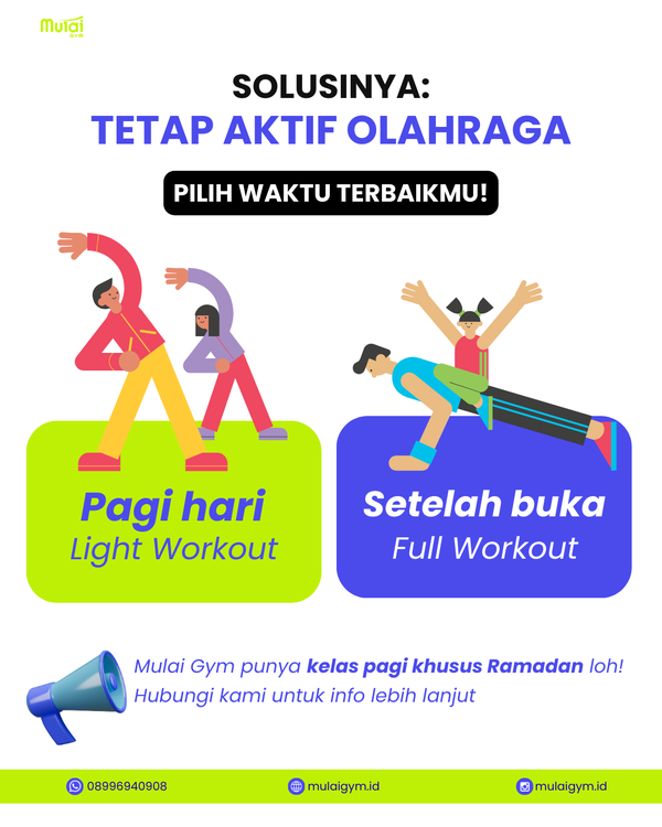 Tetap aktif olahraga